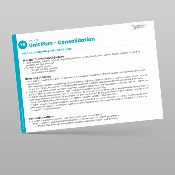 An image of the Consolidation Unit Plan Resource
