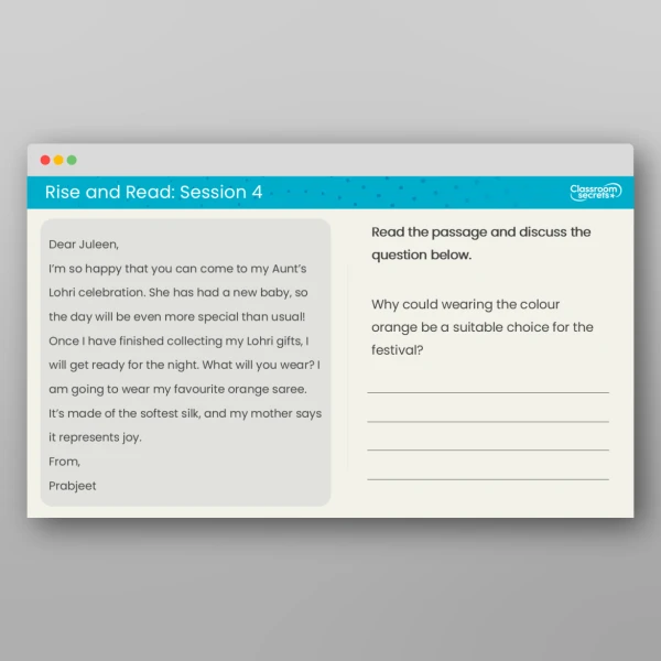 An image of the Rise and Read Lohri Resource