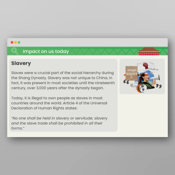 An image of the Lesson 2: How Was the Shang Dynasty Organised? PPT Resource