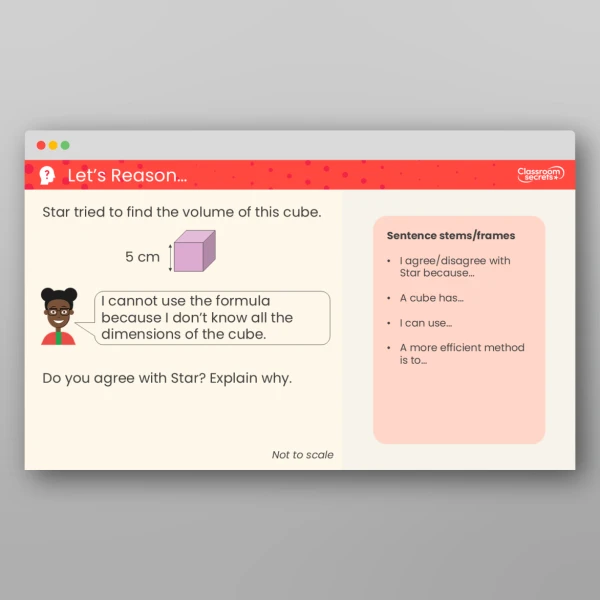 An image of the Volume of a Cuboid Teaching PPT Resource