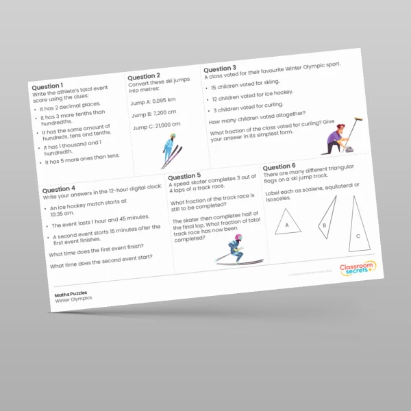 An image of the Early Morning Work Winter Olympics Resource