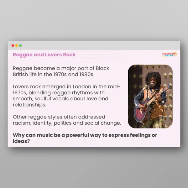 Celebrating Black Music Styles Whole School Assembly