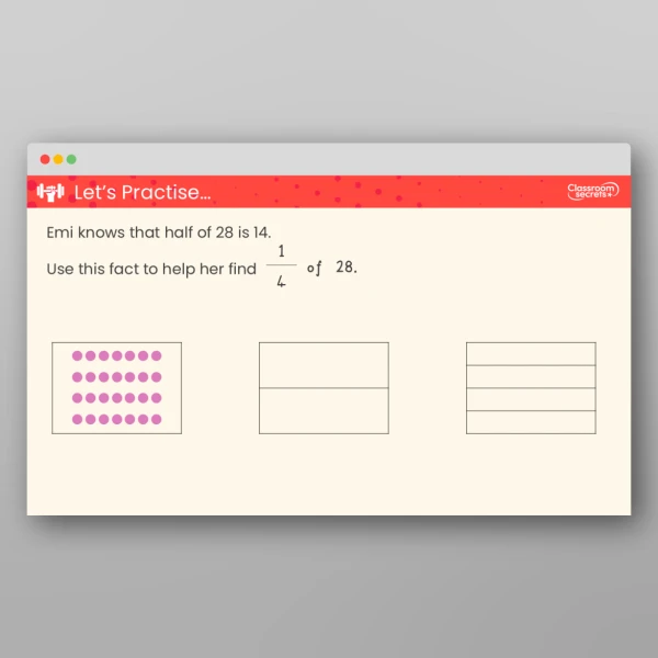 An image of the Find a Quarter Teaching PPT Resource