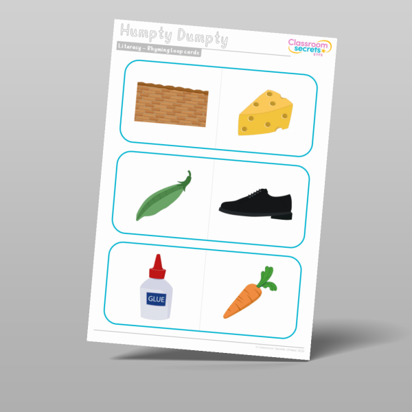 Eyfs Humpty Dumpty Rhyming Loop Cards Resource | Classroom Secrets