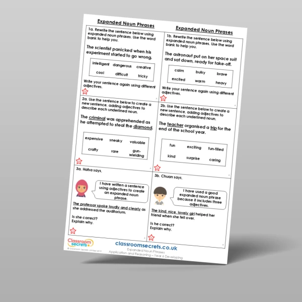 An image of the Expanded Noun Phrases Application and Reasoning Resource