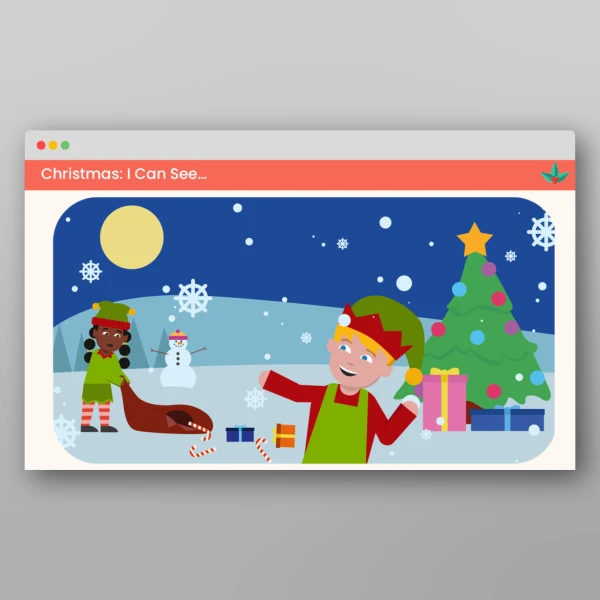 An image of the Christmas Visual Discrimination Activities Resource