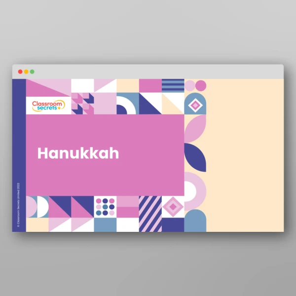 An image of the Hanukkah Teaching PPT Resource