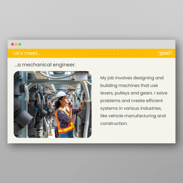 An image of the Lesson 5: How do Mechanisms Make Life Easier? Investigation Resource