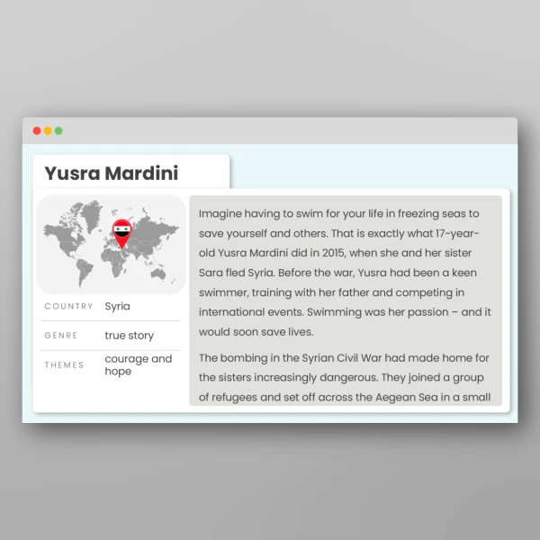 An image of the Around the World in 80 Stories - Middle East Resource