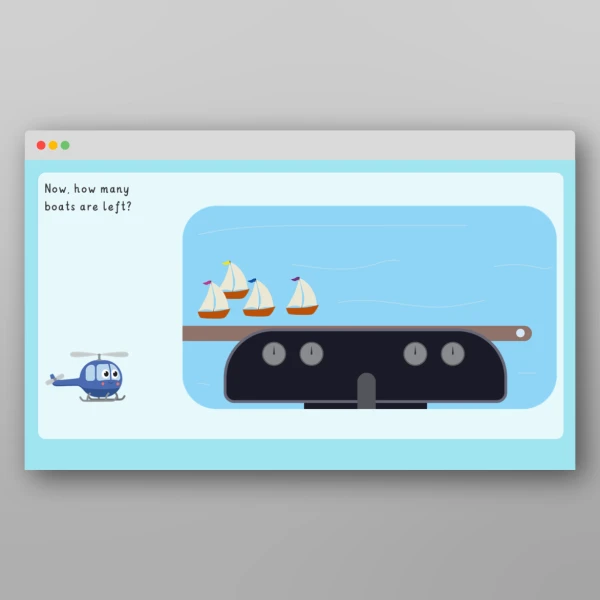 An image of the Transport and Vehicles Maths Story Resource