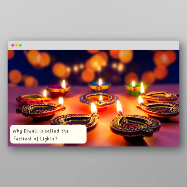 An image of the Diwali I Wonder Discussion Prompts Resource