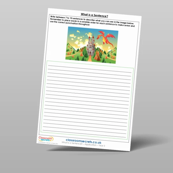 An image of the What is a Sentence? Application Resource