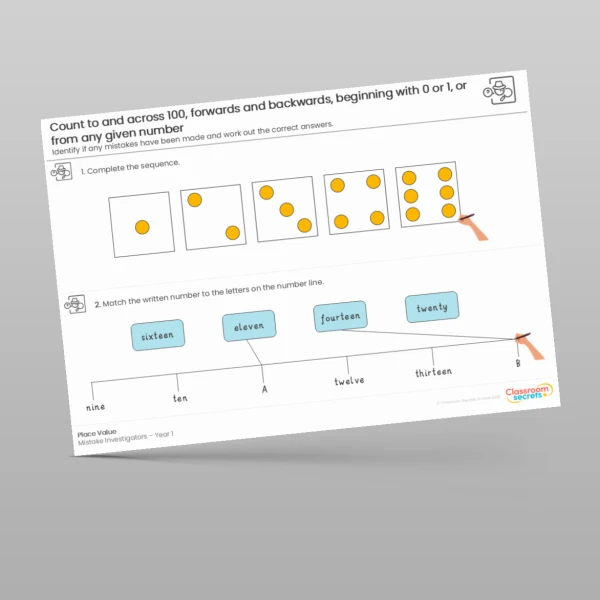 An image of the Place Value Mistake Investigators Resource