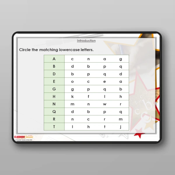 An image of the Free Capital Letters Modelling PPT Resource