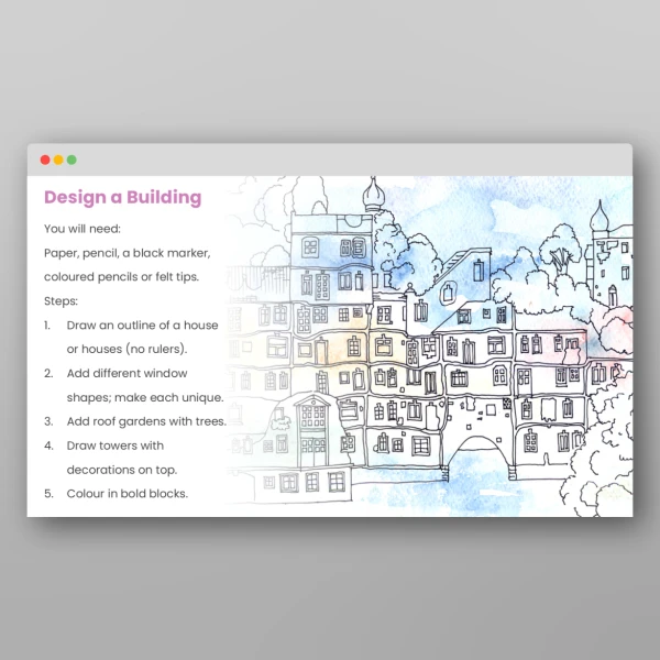 An image of the The Art of Hundertwasser Art Lesson Resource