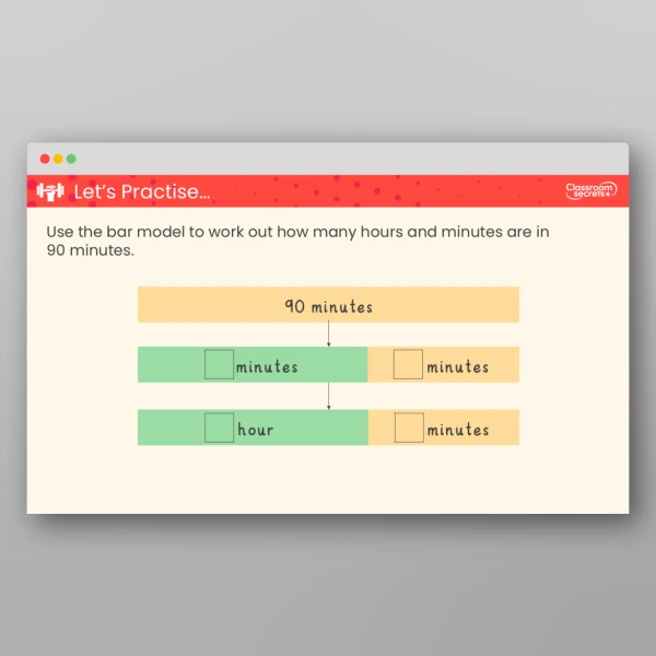 An image of the Minutes in an Hour Teaching PPT Resource