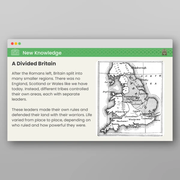An image of the Lesson 3: How Was Britain Organised and Ruled from 410 to 1066? PPT Resource