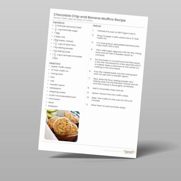 An image of the Fairtrade Recipes Resource