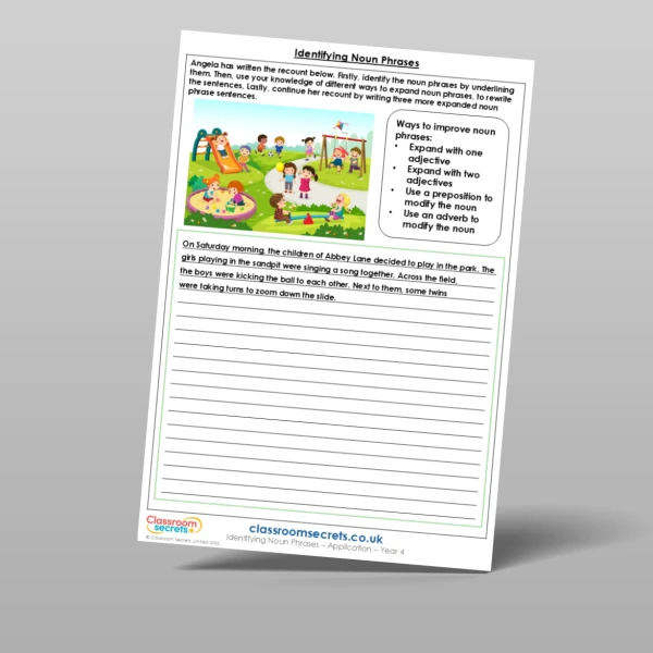 An image of the Identifying Noun Phrases Application Resource