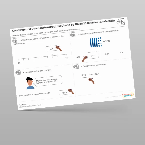 An image of the Fractions Mistake Investigators Resource