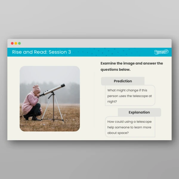 An image of the Rise and Read Galileo Resource