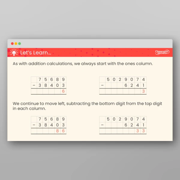 An image of the Free Add and Subtract Integers Teaching PPT Resource