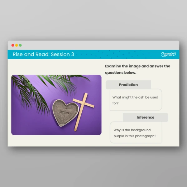 An image of the Rise and Read Lent Resource