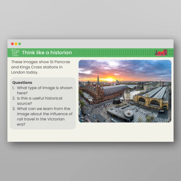 An image of the Lesson 4: What Was the Impact of the Growing Railway? PPT Resource