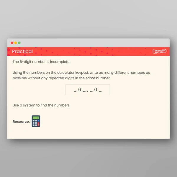 An image of the Free Numbers to 1,000,000 Tutor PPT Resource
