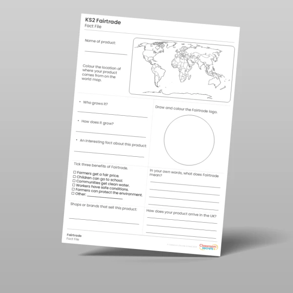 An image of the Fairtrade Fact File Resource