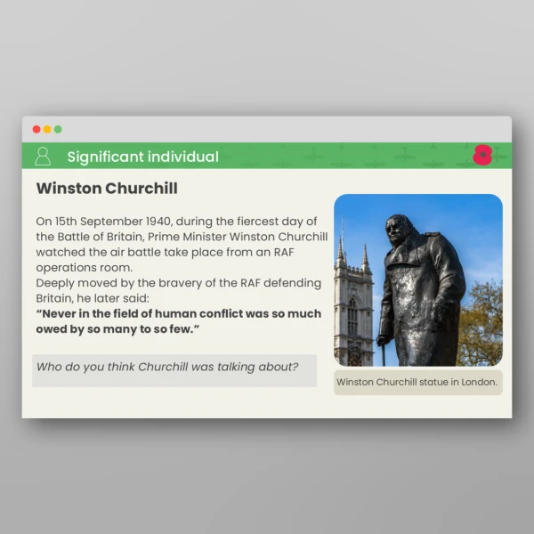 An image of the Battle of Britain Assembly Resource