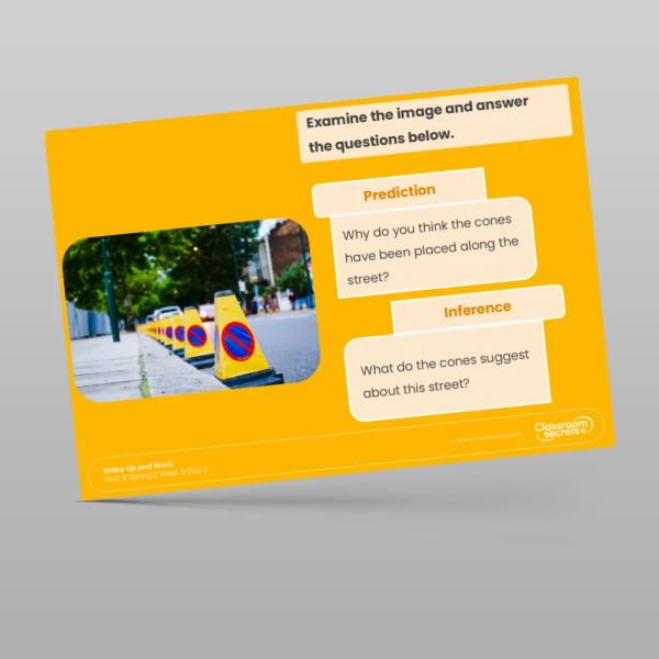 An image of the Spring 2 Week 5 Wake Up and Work Resource