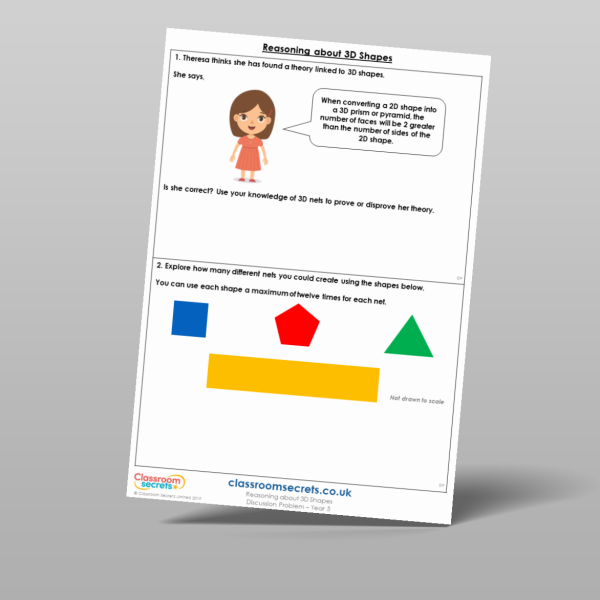 Year 5 Reasoning About 3d Shapes Discussion Problem Resource ...