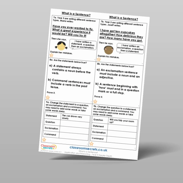 An image of the What is a Sentence? Application and Reasoning Resource