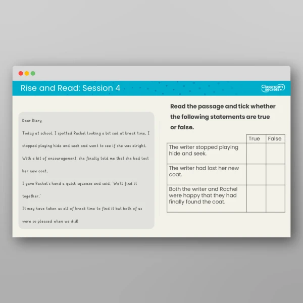 An image of the Rise and Read Kindness Resource