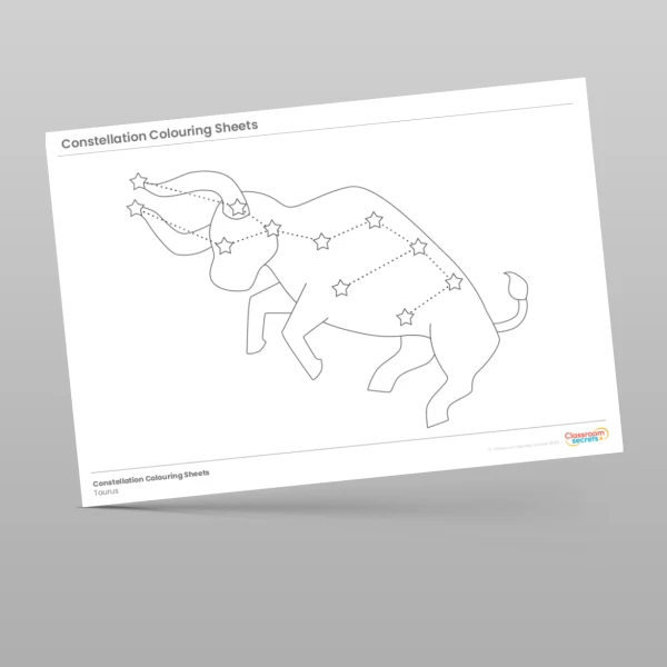 An image of the Constellation Colouring Sheets Resource