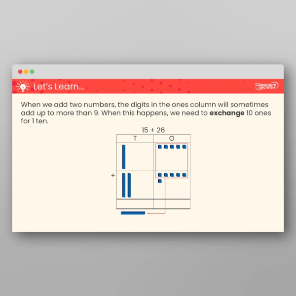 An image of the Add Two Numbers (Across a 10) Teaching PPT Resource