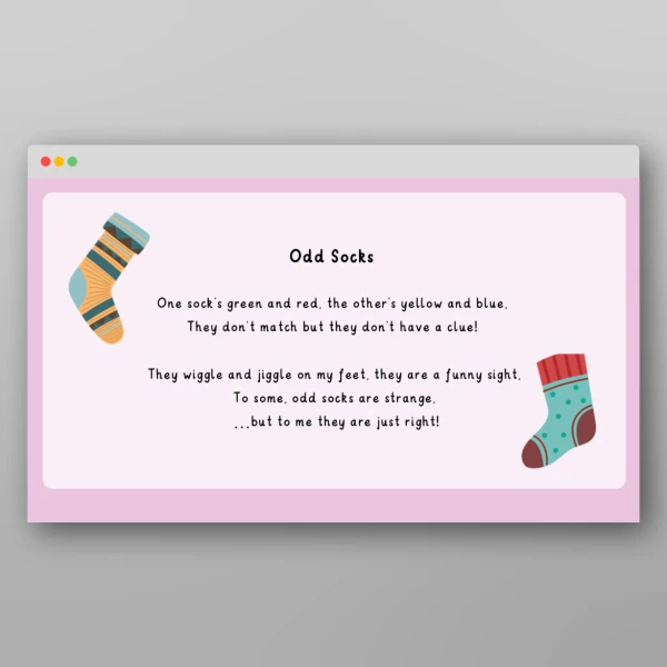 An image of the Silly Rhymes Poetry Resource