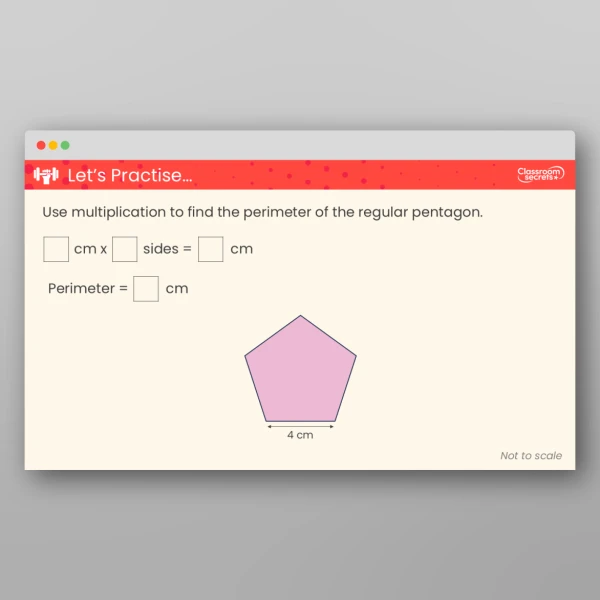 An image of the Perimeter of Regular Polygons Teaching PPT Resource