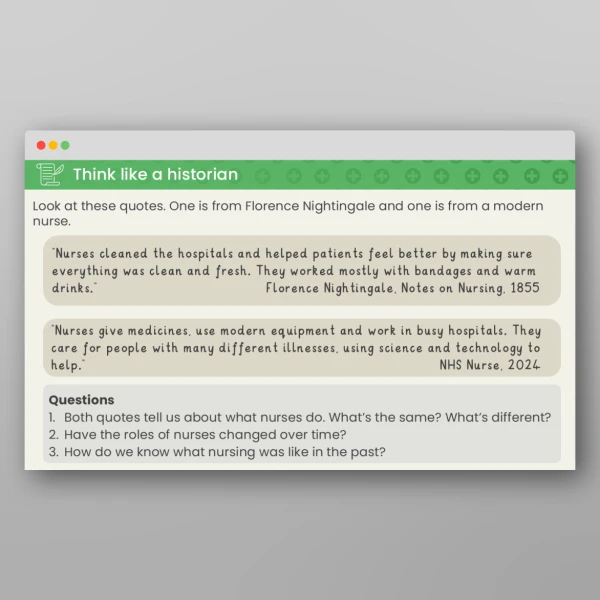 An image of the Lesson 6: What is Life Like as a Nurse in Britain Today? PPT Resource