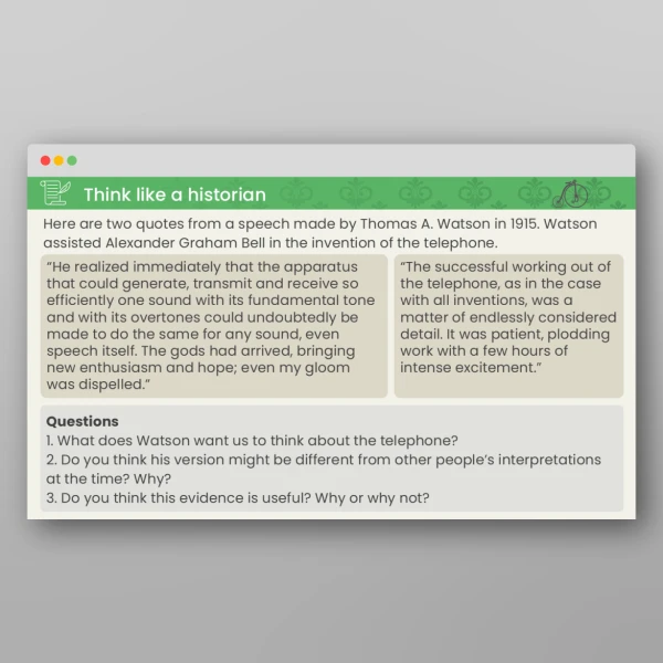 An image of the Lesson 3: What Did the Victorians Invent? PPT Resource