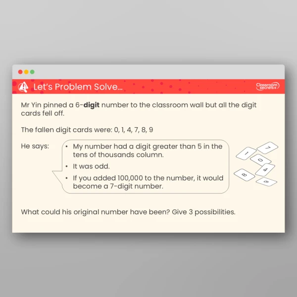 An image of the Numbers to 1,000,000 Teaching PPT Resource