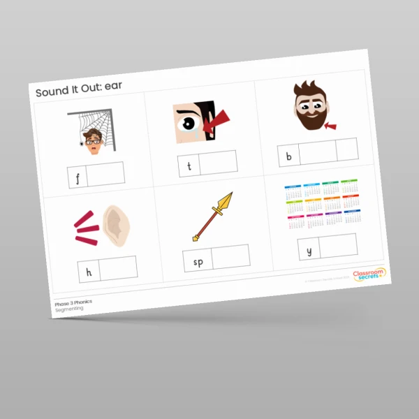 An image of the Phonics Sound It Out: ear Resource