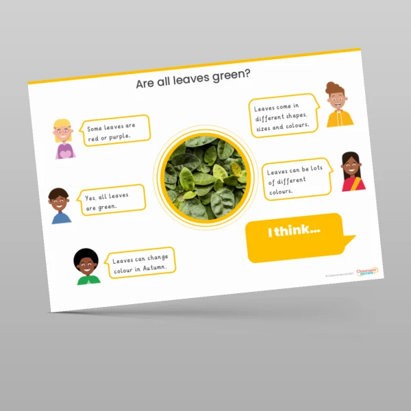 An image of the Plants Concept Cartoons Resource