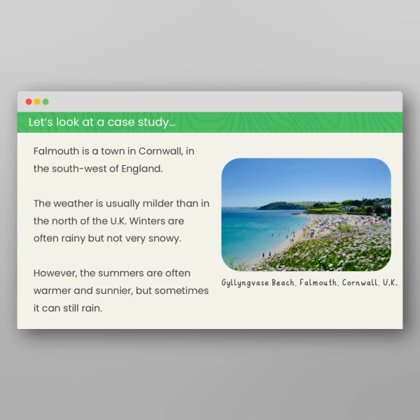An image of the Daily Weather in the United Kingdom PPT Resource
