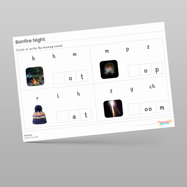 Eyfs Bonfire Night Literacy Activities Resource | Classroom Secrets