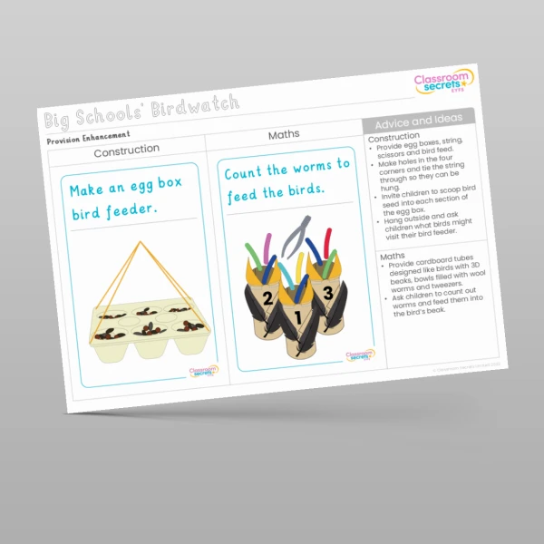 An image of the Free Big Schools' Birdwatch Provision Enhancement Resource