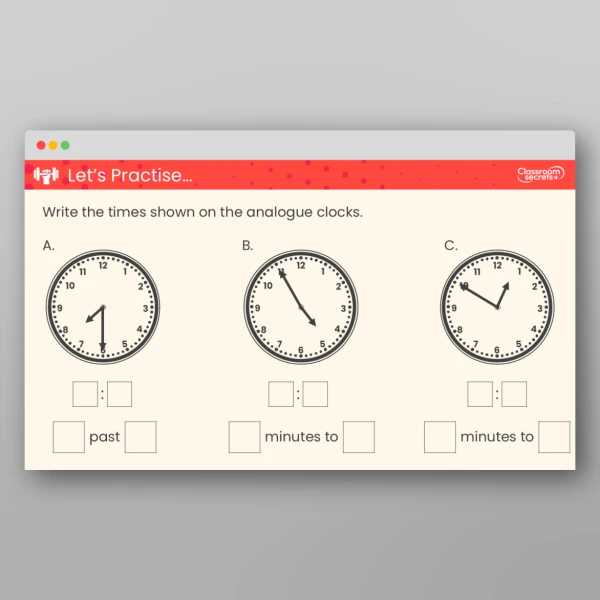 An image of the Read Time on a Digital Clock Teaching PPT Resource