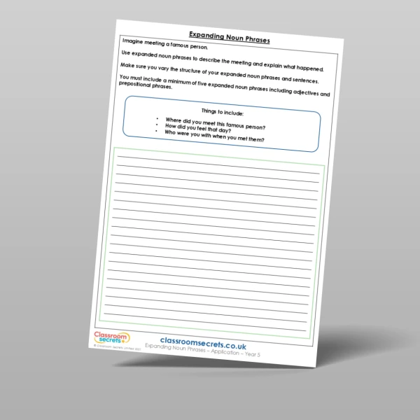 An image of the Expanding Noun Phrases Application Resource