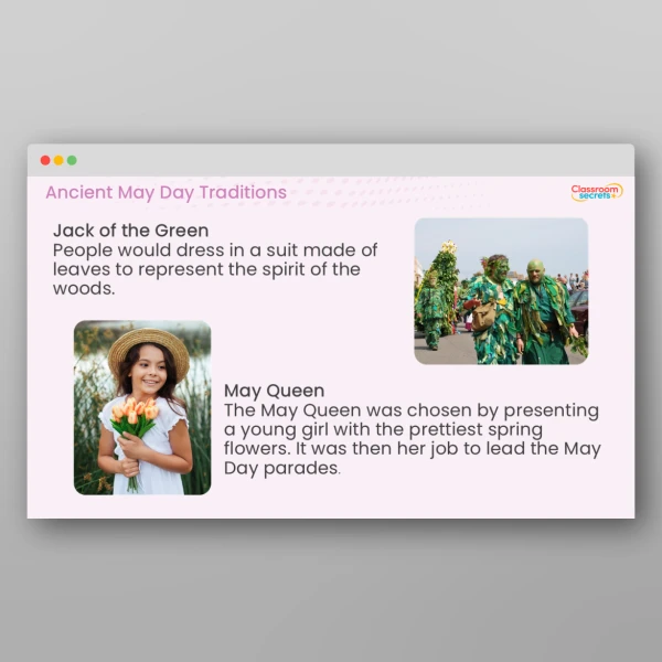 An image of the May Day Whole School Assembly PPT Resource